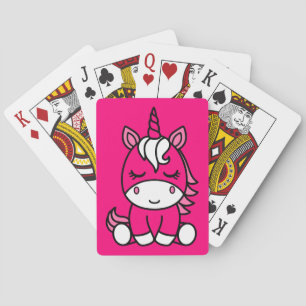 Jeu De Cartes Petites filles Unicorn Pony
