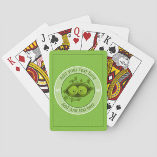 Jeu De Cartes Petits pois dans une cosse personnalisés