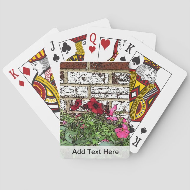 Jeu De Cartes Petunias (dos)