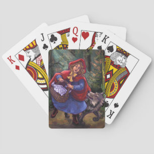 Jeu De Cartes Peu de capuchon rouge