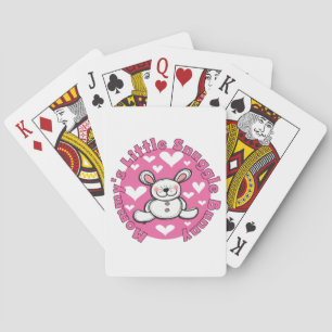 Jeu De Cartes Peu de lapin du câlin de la maman