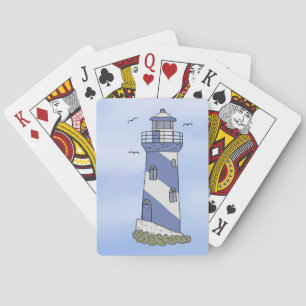 Jeu De Cartes phare bleu