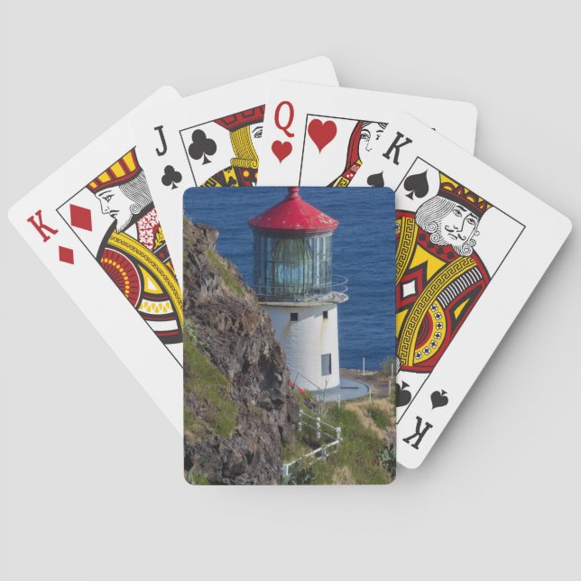 Jeu De Cartes Phare côtier, Hawaï (dos)