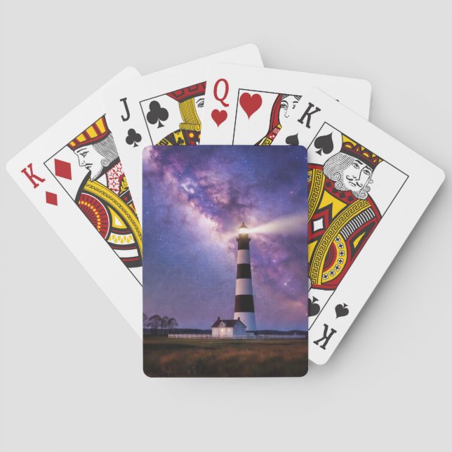 Jeu De Cartes Phare de Bodie — Outer Banks (dos)