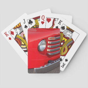 Jeu De Cartes Phare de camion rouge classique