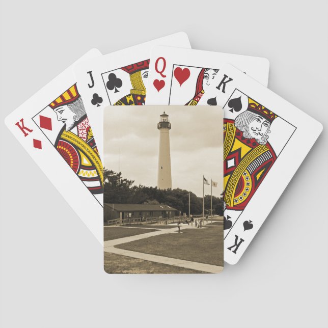 Jeu De Cartes Phare de Cape May (dos)
