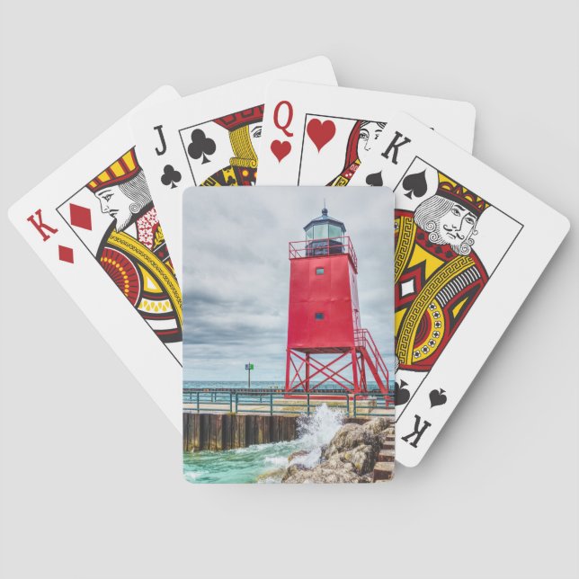 Jeu De Cartes Phare de Charlevoix-Sud Pierhead (dos)