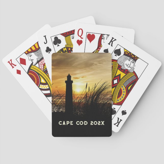 Jeu De Cartes Phare de Shoreline à Sunset Souvenir (dos)