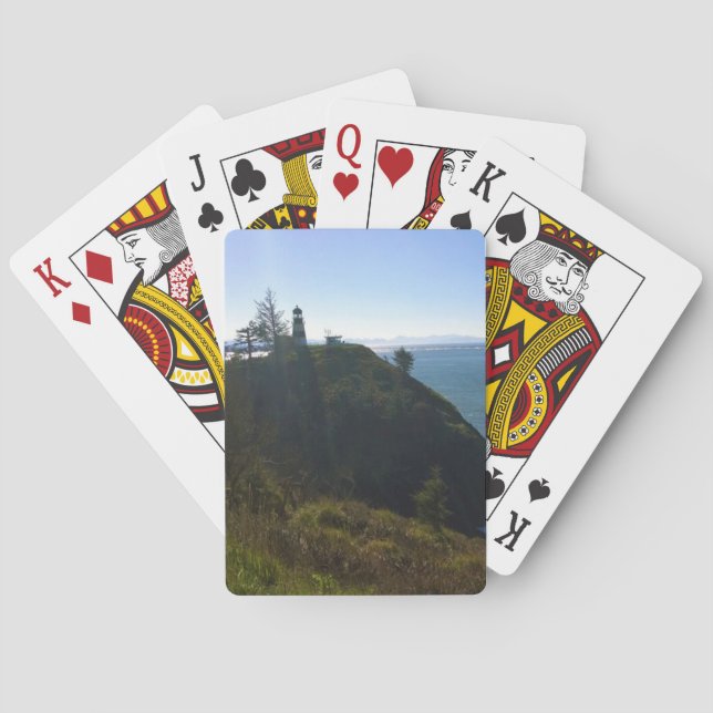 Jeu De Cartes Phare du Cape Disappointment, Washington (dos)