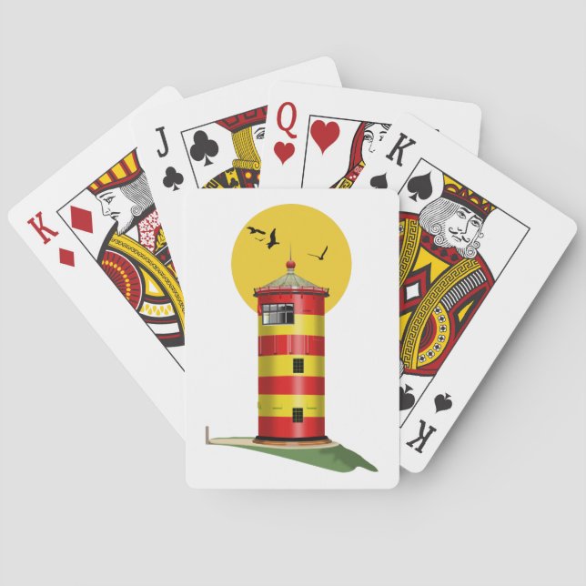 Jeu De Cartes Phare Pilsum Allemagne (dos)