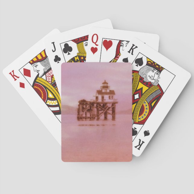 Jeu De Cartes Phare Vintage (dos)