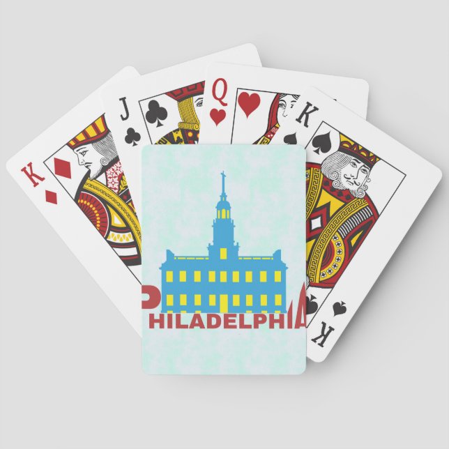Jeu De Cartes Philadelphie (dos)