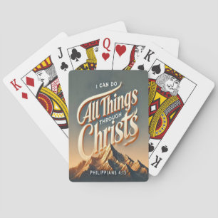 Jeu De Cartes Philippiens 4:13 Force en Christ