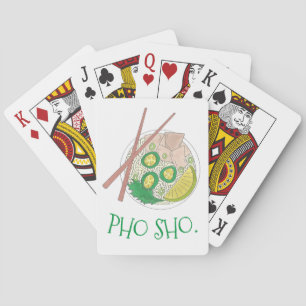 Jeu De Cartes Pho Sho Viêt-namien Poulet Pho Soupe aux nouilles