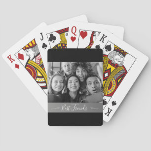 Jeu De Cartes Photo Black and White Best Friends