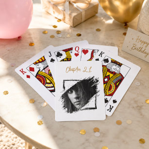 Jeu De Cartes Photo Chapitre 21  anniversaire