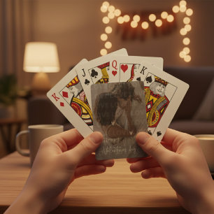 Jeu De Cartes Photo Couple romantique de la Saint-Valentin
