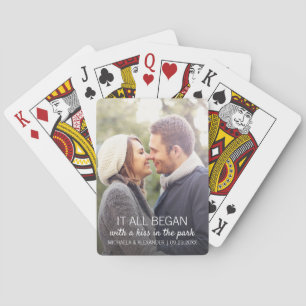 Jeu De Cartes Photo Couples Où Tout A Commencé Personnalisé