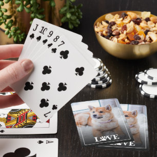 Jeu De Cartes Photo d'amour de patte de mon meilleur ami personn