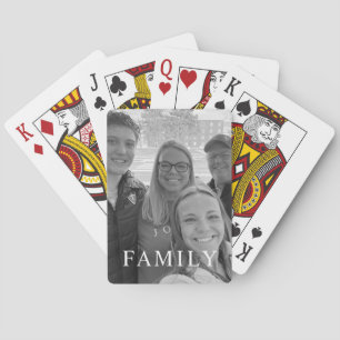 Jeu De Cartes Photo de famille moderne