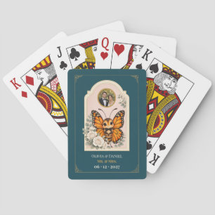 Jeu De Cartes Photo de faveur de mariage de bébé papillon person