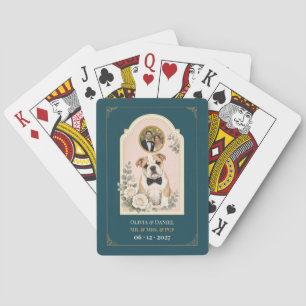 Jeu De Cartes Photo de faveur de mariage personnalisée avec Boul