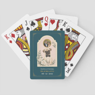 Jeu De Cartes Photo de faveur de mariage personnalisée de Carlin