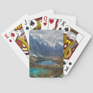 Jeu De Cartes Photo de montagnes alpines panoramiques