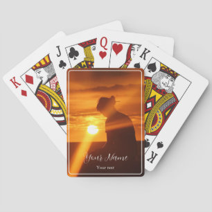 Jeu De Cartes Photo et nom jouant aux cartes
