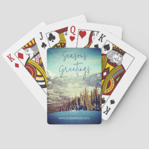 Jeu De Cartes Photo Joyeuses Fêtes personnalisée