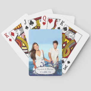 Jeu De Cartes Photo Marine Vines Tourbillonnant Mariage Cadeau C