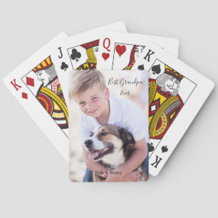 Jeu De Cartes Photo Meilleur Grand-Père