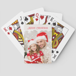 Jeu De Cartes Photo Noël Jouer aux cartes