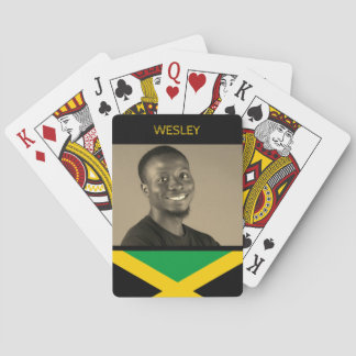 Jeu De Cartes Photo patriotique du drapeau jamaïcain