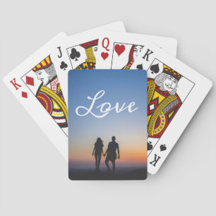 Jeu De Cartes Photo personnalisée Amour Girlfriend Petit ami Scr