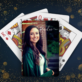 Jeu De Cartes Photo personnalisée et nom personnalisé