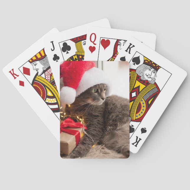Jeu De Cartes Photo personnalisée Noël Jouer Pet Card Deck (dos)