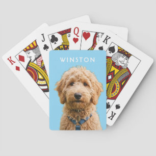 Jeu De Cartes Photo Personnalisée Nom de Chien - LIRE LA DESCRIP