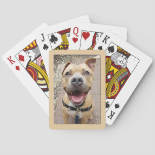 Jeu De Cartes Photo personnelle Tan cadre Portrait Jouer Carte