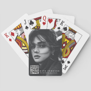 Jeu De Cartes Photo simple moderne QR Code Photographie