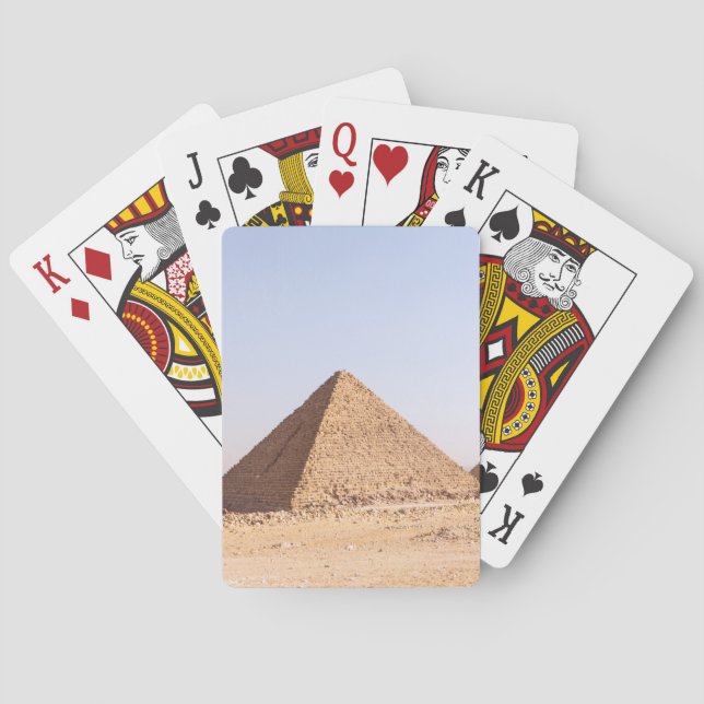Jeu De Cartes Photographie des pyramides de Gizeh (dos)