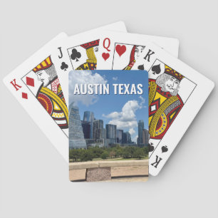 Jeu De Cartes Photographie du ciel de la ville d'Austin Texas