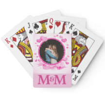 Photographie personnalisée Coeurs Monogramme Maria