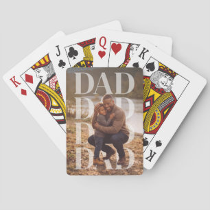 Jeu De Cartes PhotoPop Papa Carte de famille personnalisée