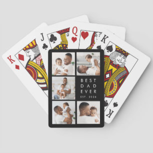 Jeu De Cartes Photos personnalisées Meilleur Papa de tous les te
