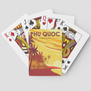Jeu De Cartes Phu Quoc Island Vietnam Travel Art Vintage