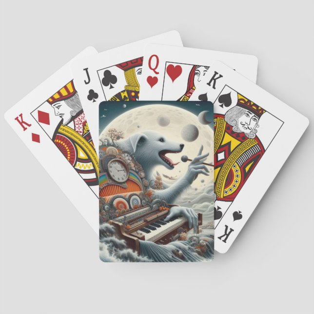 Jeu De Cartes Pianiste céleste de Canis (dos)