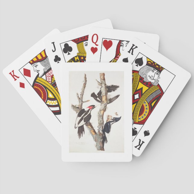 Jeu De Cartes Pic à bec ivoire, 1829, (impression) (dos)