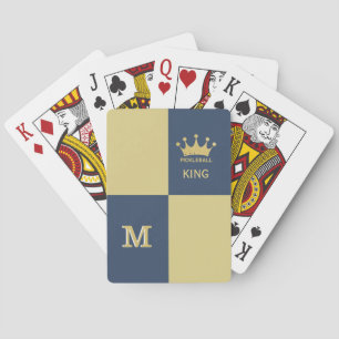 Jeu De Cartes Pickball Guy King Monogramme initial
