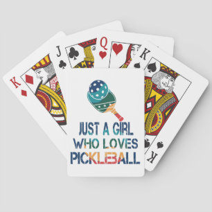 Jeu De Cartes Pickleball femmes arc-en-ciel
